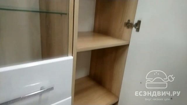 Пенал Bella Дуб сонома/Белый глянец. Мебель прямо с фабрик. Есэндвич.ру смотреть онлайн