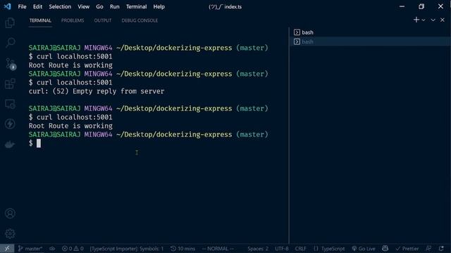 Dockerizing Express Application for Development смотреть онлайн