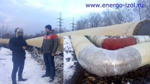 Теплоизоляция теплотрассы матами прошивными минераловатными МП-75 ГОСТ 21880-2011 г.Рязань