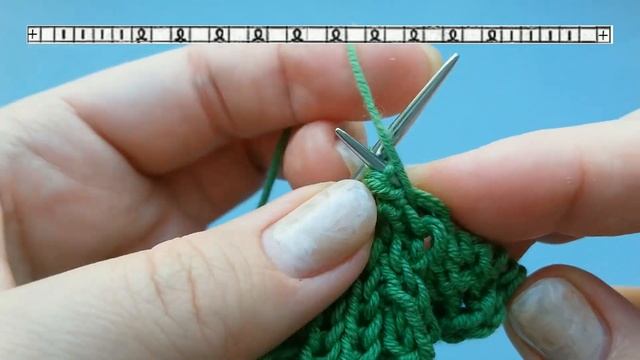 Ажурный японский узор спицами №018 для свитера, джемпера, кардигана смотреть онлайн