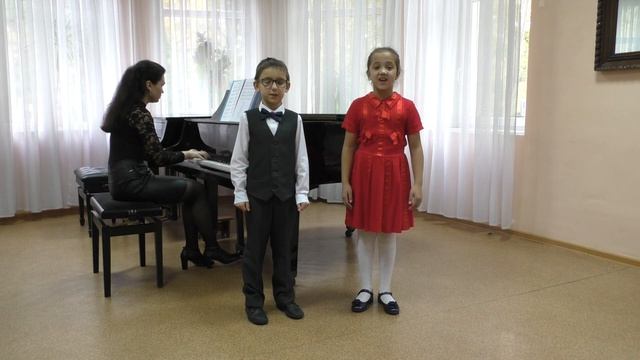 "Здравствуй, школа!" Муз. М. Парцхаладзе, сл. Л. Некрасовой