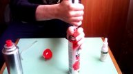 как повторно заправить аэрозольный баллончик