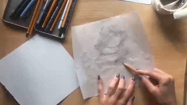 Лайфхаки по рисованию. Перевод изображения с листа на лист. смотреть онлайн