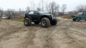 Первые испытание на суше и ВОДЕ болотоход LANCIA Delta НИВА МАРШ участвует OFF ROAD 4X4