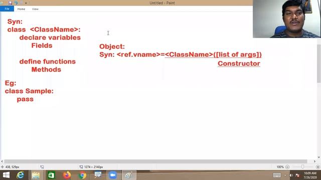 Python Class and Objects