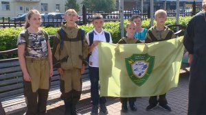 показательные выступления воспитанников ВПК "Десантник"