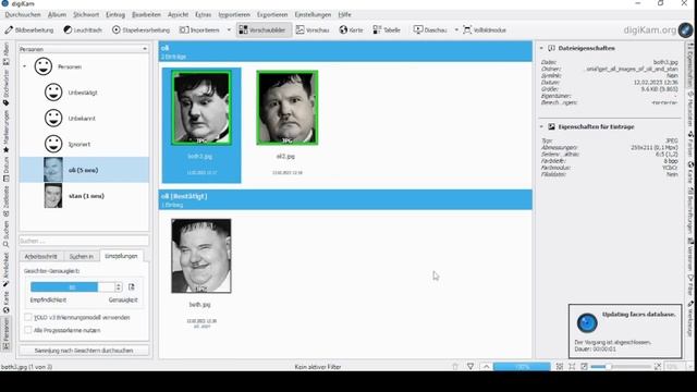 digiKam Face Tagging, Detection and Advanced Search Option (Get all images with known faces) смотреть онлайн