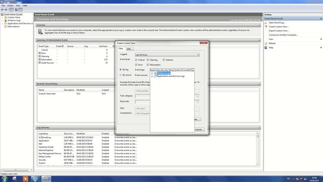 Win 7 log export смотреть онлайн