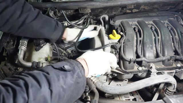 Замена ремня грм renault megan 3 -1.6