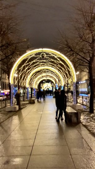 #санктпетербург #иллюминация Ночной Санкт-Петербург / Эффектное освещение Большой Конюшенной