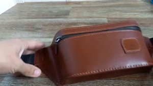 Сумка кожаная бананка своими руками из кожи 2мм DIY