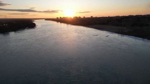 Омск | Нефтяники |Советский парк на закате | Иртыш