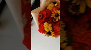 Как оформить букет для первоклассника к 1 сентября! Цветы для школьников за 15 руб, быстро и красив