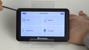 Видеообзор портативного GPS навигатора Prestigio GeoVision 5050 Navitel Black
