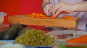 Салат Оливье, вкусный и простой рецепт. Оливье на 10 человек. Salad Olive