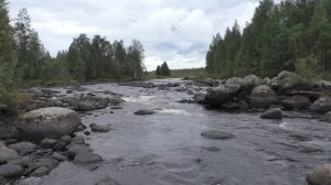 Деревня Пебозеро Карелия/Экспедиция в покинутую деревню/Установка поклонного креста/Утопил камеру.