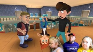 Инопланетяне прилетели к Воришкам в игре Scary Robber ? Уровень Inter-Stellar Prank ? Прохождение!