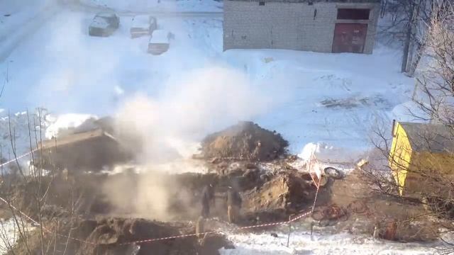 Ремонт теплотрассы в Твери. Начало смотреть онлайн