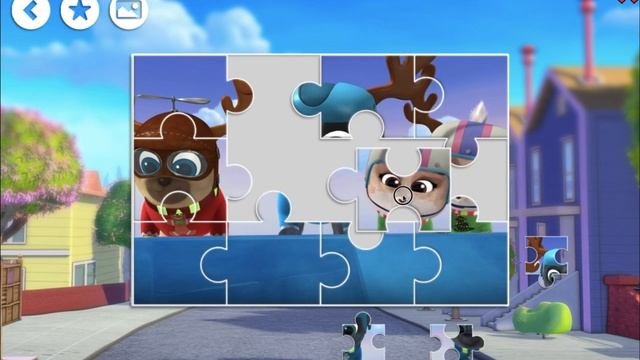 Дружные мопсы пазлы с мультиками | Puppy Dog Pals Puzzle With Cartoons