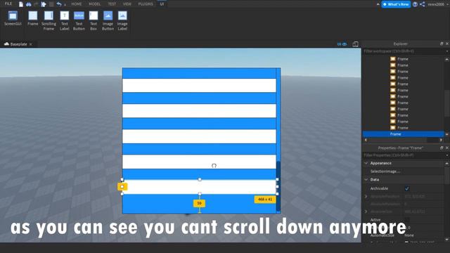 How to make a AutoScale ScrollingFrame (NoScripting Require) смотреть онлайн