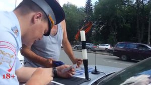 ДПС Спасли водителя от развода за ремень