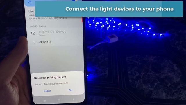 Bluetooth Control USB LED Strip Connecting and Using the HappyLighting App