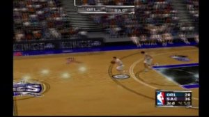 NBA COURTSIDE 2002 (Nintendo Gamecube) Orlando Magic vs Sacramento Kings