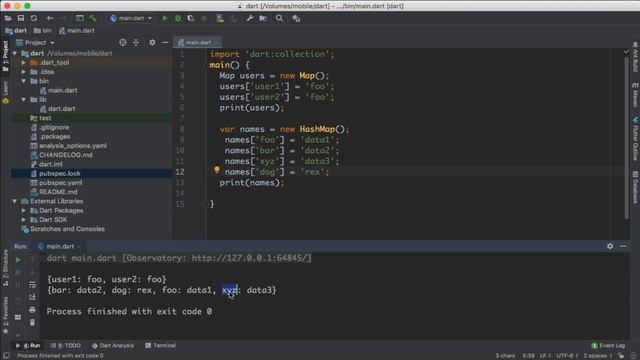 #76 dart collection Map VS HashMap смотреть онлайн