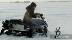 Покатушки на снегоходе Irbis Dingo T110!!! HD