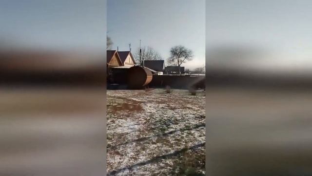 Мото-щенок, первые работы. Sledges with a motor, the first work. смотреть онлайн