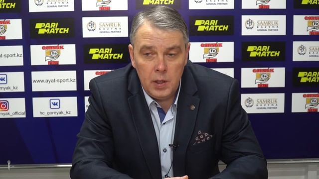 Пресс-конференция с участием главных тренеров ХК "Горняк" - ХК "Актобе" 15.12.2020 смотреть онлайн