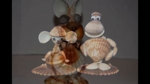 поделки  из ракушек.