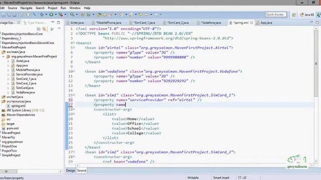 Spring Tutorial - 11 (Depends-on - attribute in bean tag) смотреть онлайн