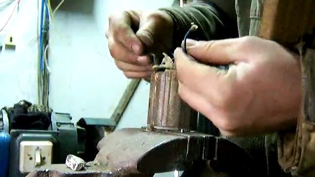 как разобрать статор болгарки