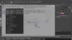 Maya MEL Script - IK/FK Switch Creator Tool