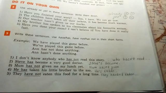 Unit 2, Step 5, Ex. 9 / ГДЗ. Rainbow English. 1 часть. 7 класс. Учебник смотреть онлайн