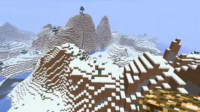 Epic Snow Mountains, floating snow Island Minecraft 1.6.1 смотреть онлайн