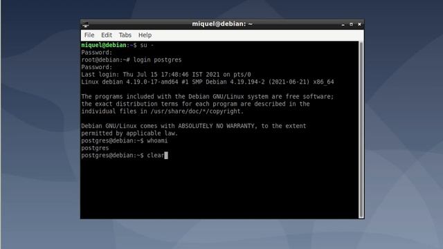 PostgreSQL - How To Set Or Change PostgreSQL User Password