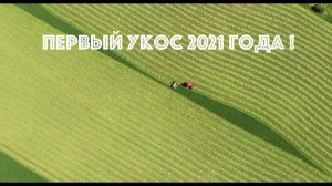 Косим многолетки раньше всех в районе!