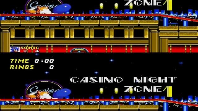 Sonic the Hedgehog 2 two player race 60fps смотреть онлайн