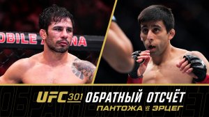 UFC 301: Обратный отсчет - Пантожа vs Эрцег