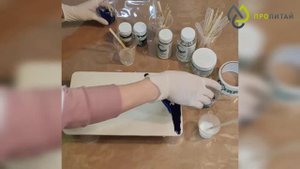 Эффект волн из эпоксидной смолы Epoxy Paint и наполнителя EpoxSea