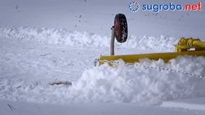 Снегоотвал на фаркоп