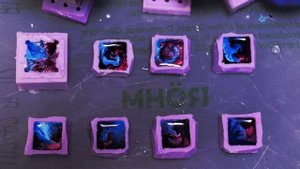 Resin Keycap Making 101 #1 Galaxy