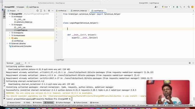 Day 25 Pytest Python Selenium Framework part 1 Page Object Model #python #selenium #pom #tutorial