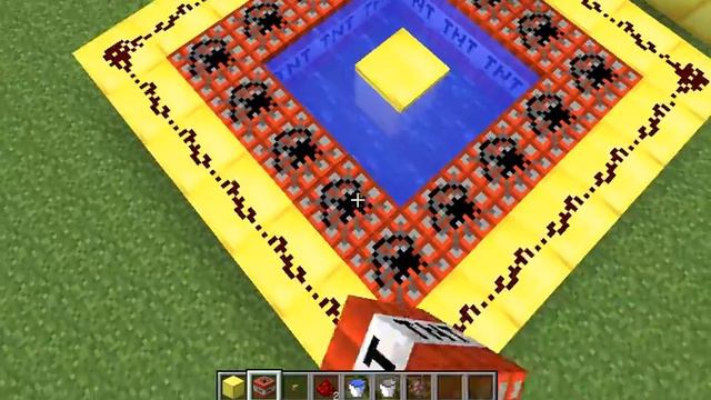 Как сделать пушку в майнкрафт стреляющую тобой =) смотреть онлайн