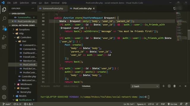 Social Network: Laravel 8 and Inertia - Ep.#27 Notifications (Part 1): Posts | Mailables | Mailtrap смотреть онлайн