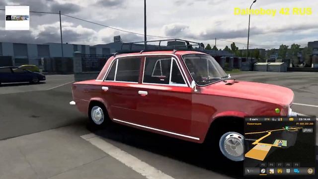 Fiat 124, почти "Копейка"... но нет... для Euro Truck Simulator 2 (v1.43.x) смотреть онлайн