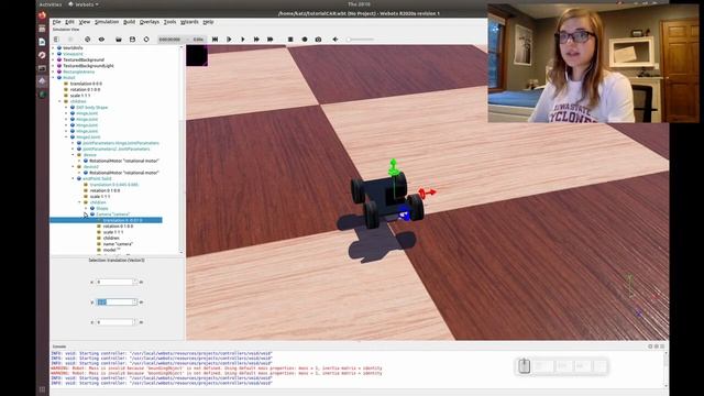 Webots Create a Simple Twin Robot Tutorial смотреть онлайн