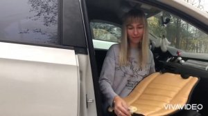 Накидка - подушка на сиденье авто с эффектом памяти #spokle stoa